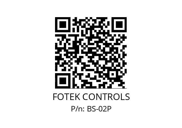   FOTEK CONTROLS BS-02P