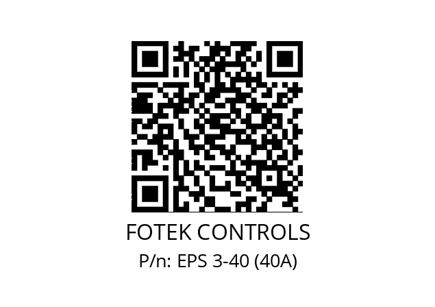   FOTEK CONTROLS EPS 3-40 (40A)