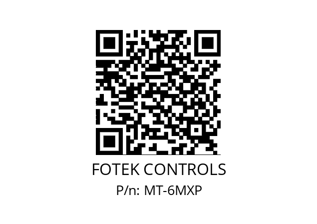   FOTEK CONTROLS MT-6MXP