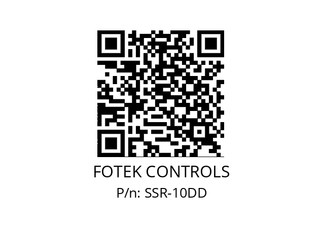   FOTEK CONTROLS SSR-10DD