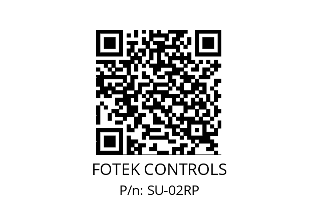   FOTEK CONTROLS SU-02RP