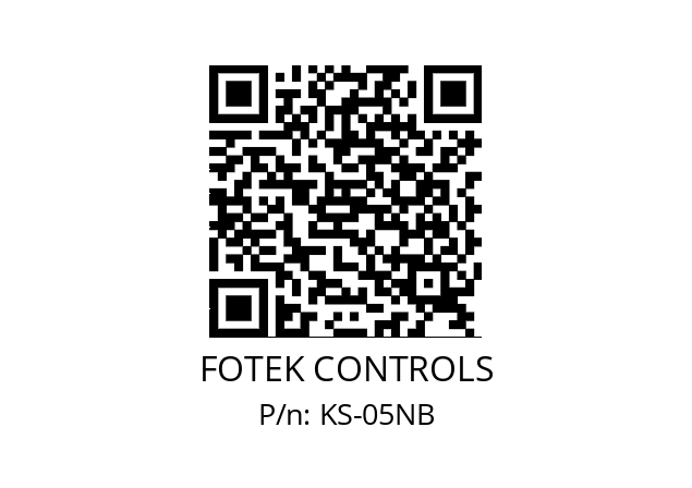   FOTEK CONTROLS KS-05NB