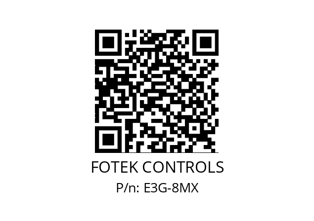   FOTEK CONTROLS E3G-8MX