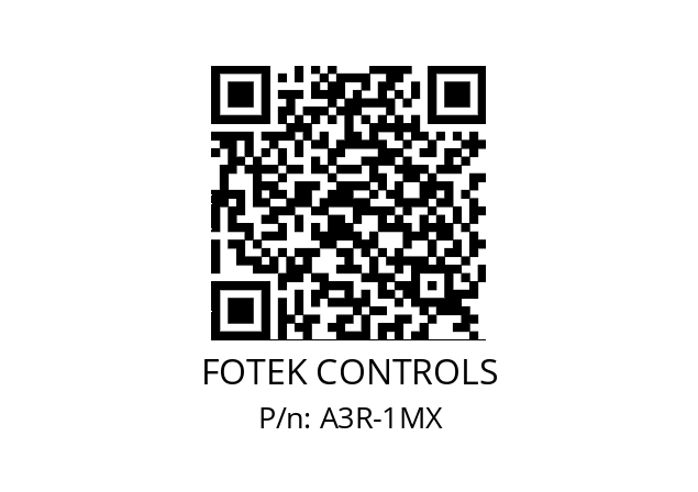   FOTEK CONTROLS A3R-1MX