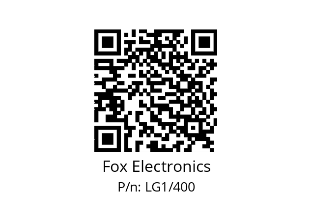   Fox Electronics LG1/400