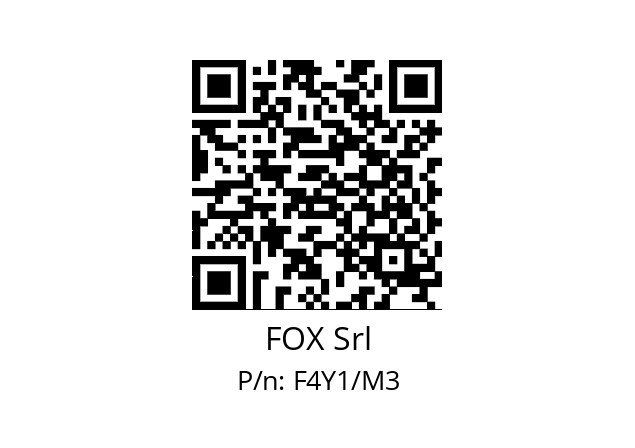   FOX Srl F4Y1/M3