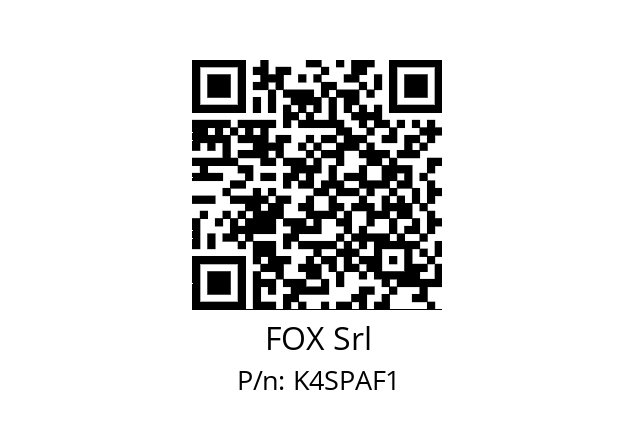   FOX Srl K4SPAF1