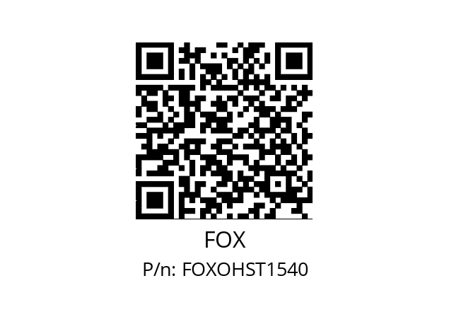   FOX FOXOHST1540