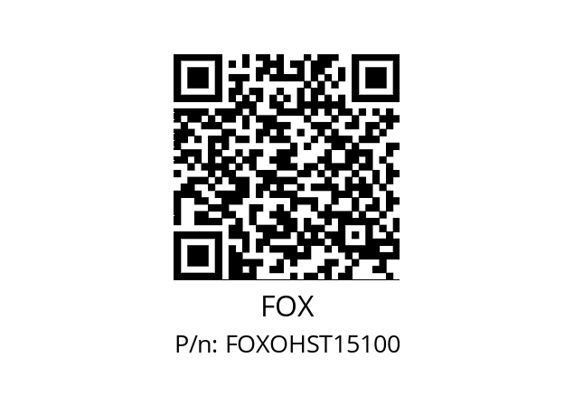   FOX FOXOHST15100