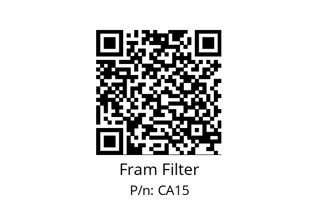   Fram Filter CA15