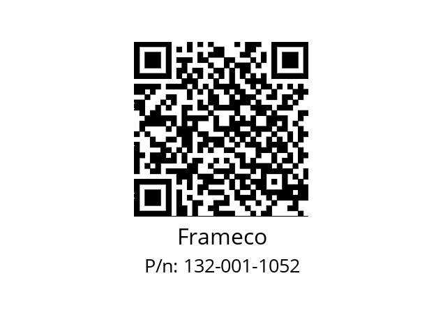   Frameco 132-001-1052