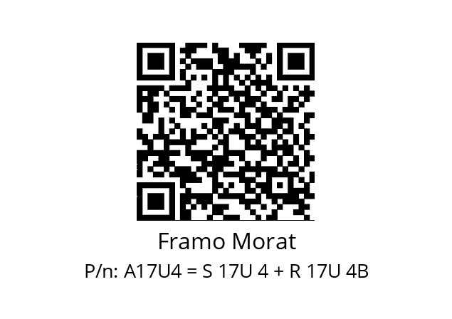   Framo Morat A17U4 = S 17U 4 + R 17U 4B