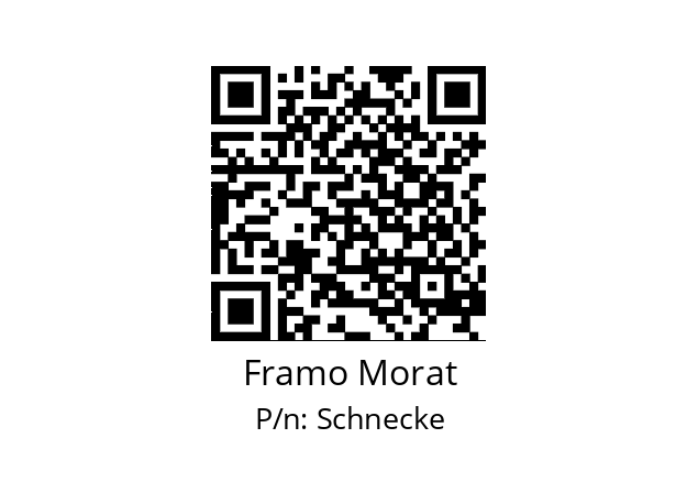   Framo Morat Schnecke