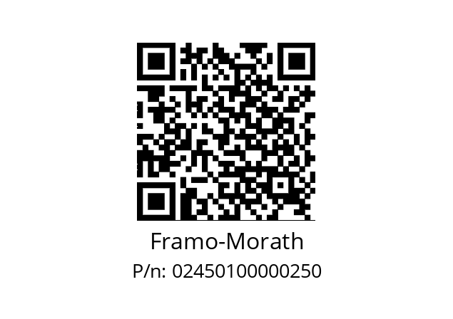   Framo-Morath 02450100000250