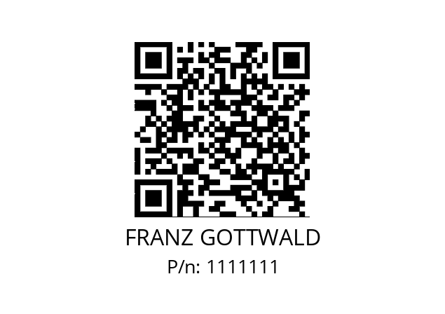   FRANZ GOTTWALD 1111111