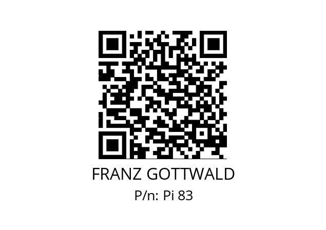   FRANZ GOTTWALD Pi 83