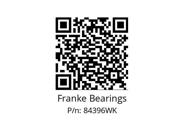   Franke Bearings 84396WK