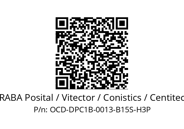 Absolute encoder  FRABA Posital / Vitector / Conistics / Centitech OCD-DPC1B-0013-B15S-H3P