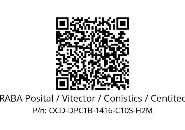 Absolute encoder  FRABA Posital / Vitector / Conistics / Centitech OCD-DPC1B-1416-C10S-H2M