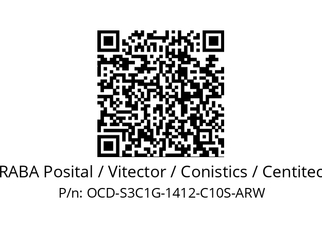 Absolute encoder  FRABA Posital / Vitector / Conistics / Centitech OCD-S3C1G-1412-C10S-ARW