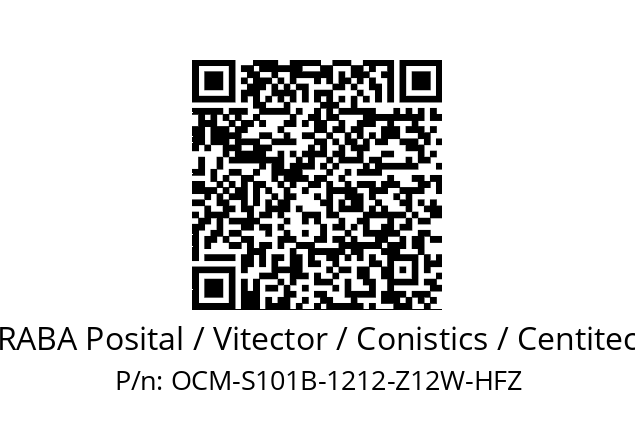 Absolute encoder  FRABA Posital / Vitector / Conistics / Centitech OCM-S101B-1212-Z12W-HFZ