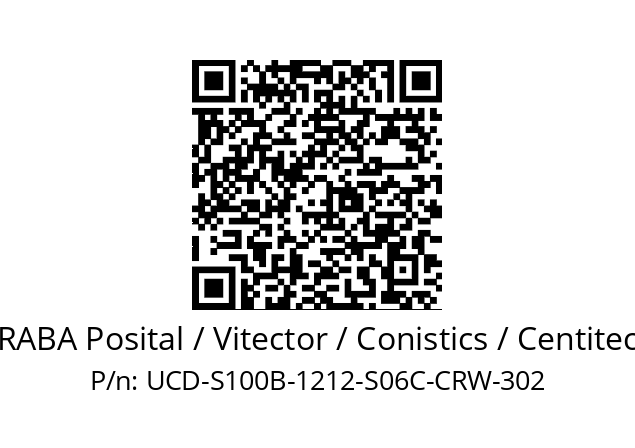   FRABA Posital / Vitector / Conistics / Centitech UCD-S100B-1212-S06C-CRW-302