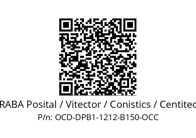   FRABA Posital / Vitector / Conistics / Centitech OCD-DPB1-1212-B150-OCC