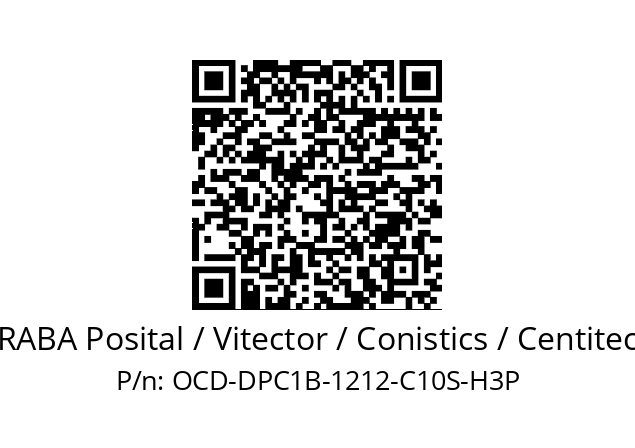   FRABA Posital / Vitector / Conistics / Centitech OCD-DPC1B-1212-C10S-H3P