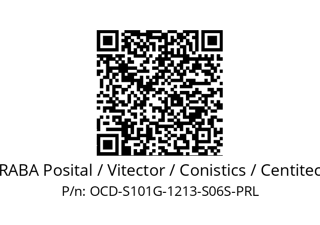   FRABA Posital / Vitector / Conistics / Centitech OCD-S101G-1213-S06S-PRL