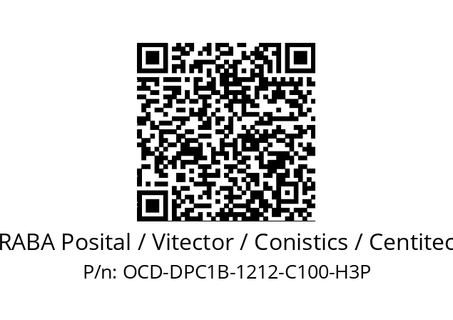   FRABA Posital / Vitector / Conistics / Centitech OCD-DPС1B-1212-C100-H3P