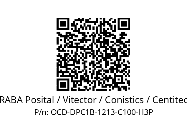   FRABA Posital / Vitector / Conistics / Centitech OCD-DPC1B-1213-C100-H3P