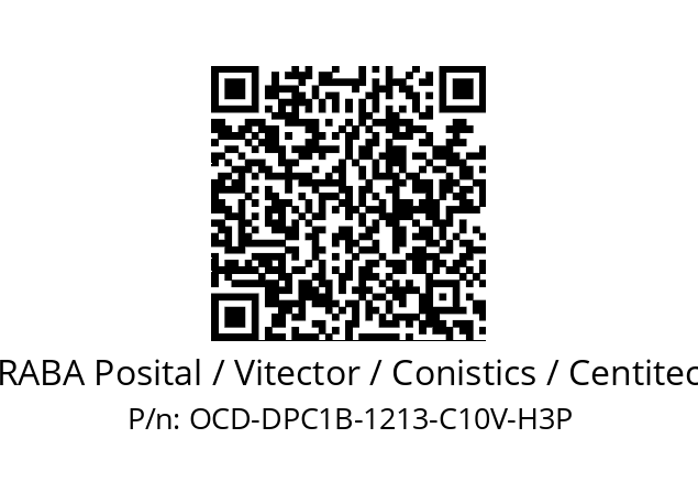   FRABA Posital / Vitector / Conistics / Centitech OCD-DPC1B-1213-C10V-H3P