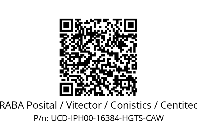   FRABA Posital / Vitector / Conistics / Centitech UCD-IPH00-16384-HGTS-CAW