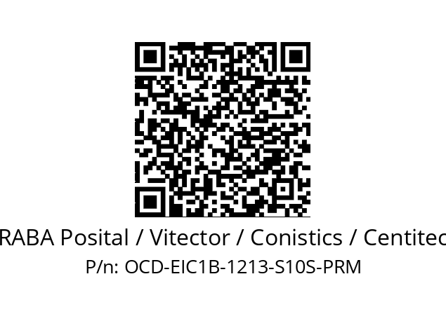   FRABA Posital / Vitector / Conistics / Centitech OCD-EIC1B-1213-S10S-PRM