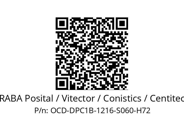   FRABA Posital / Vitector / Conistics / Centitech OCD-DPC1B-1216-S060-H72