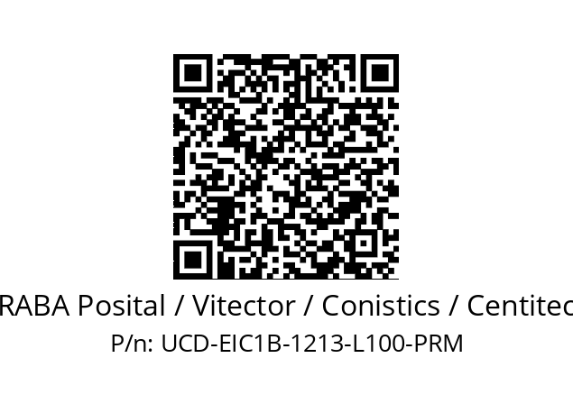   FRABA Posital / Vitector / Conistics / Centitech UCD-EIC1B-1213-L100-PRM