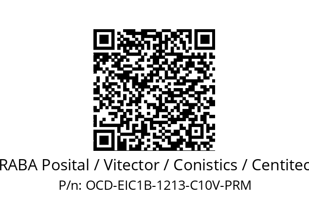   FRABA Posital / Vitector / Conistics / Centitech OCD-EIC1B-1213-C10V-PRM