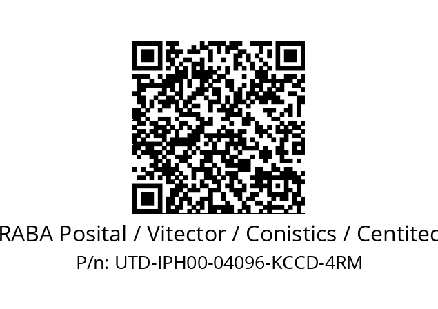   FRABA Posital / Vitector / Conistics / Centitech UTD-IPH00-04096-KCCD-4RM