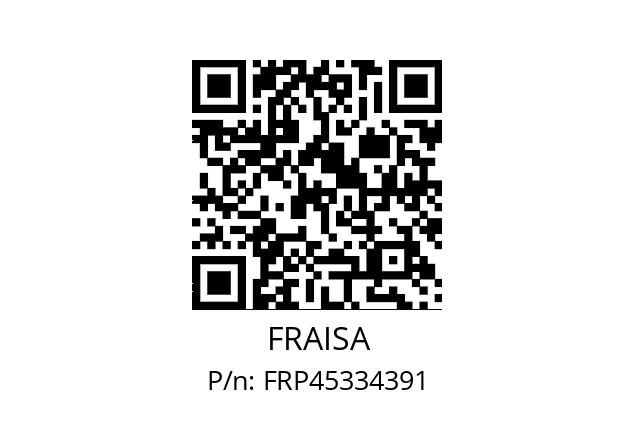   FRAISA FRP45334391