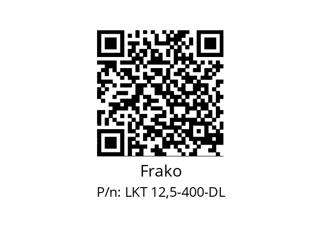   Frako LKT 12,5-400-DL