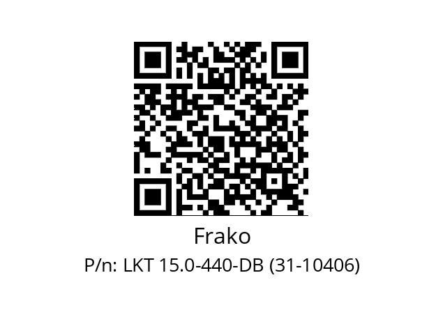   Frako LKT 15.0-440-DB (31-10406)