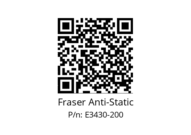   Fraser Anti-Static E3430-200