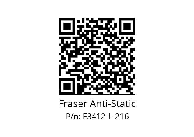   Fraser Anti-Static E3412-L-216