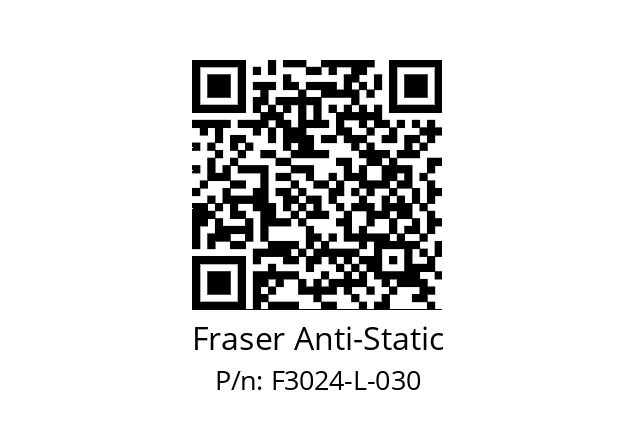   Fraser Anti-Static F3024-L-030