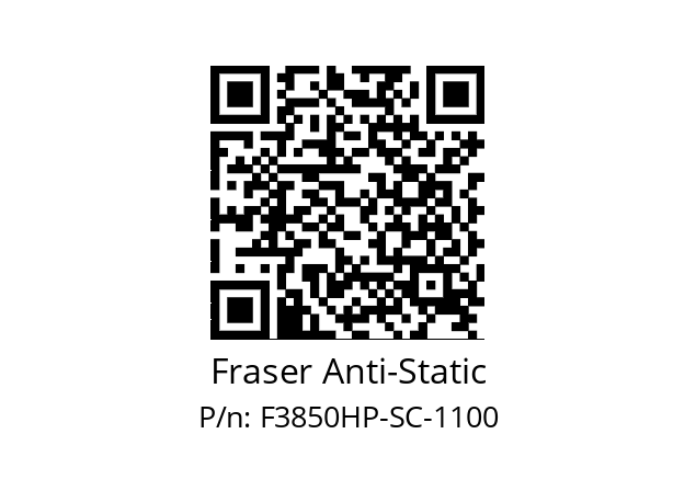   Fraser Anti-Static F3850HP-SC-1100