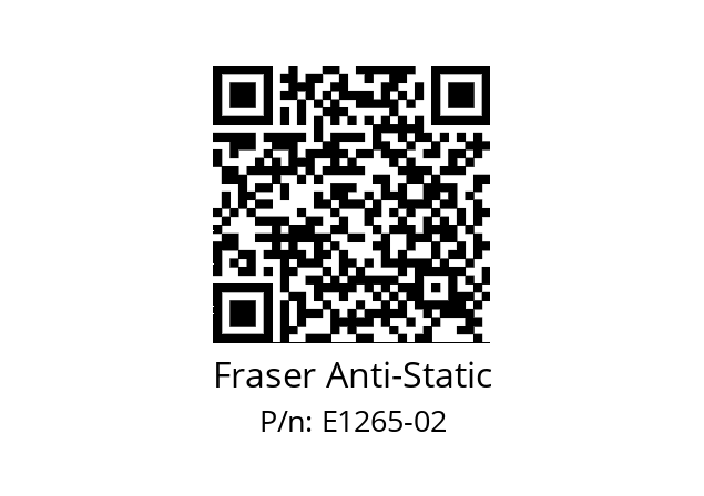   Fraser Anti-Static E1265-02