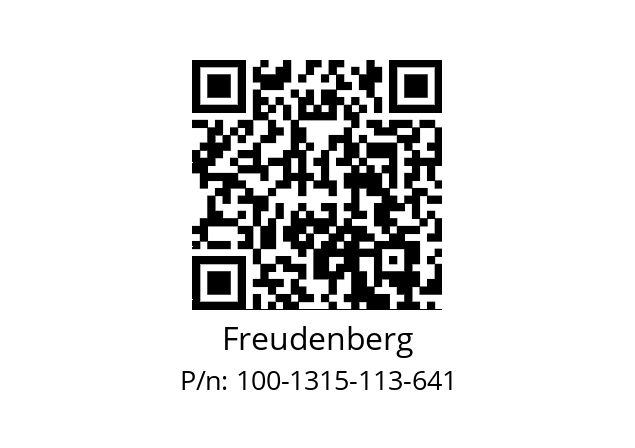   Freudenberg 100-1315-113-641