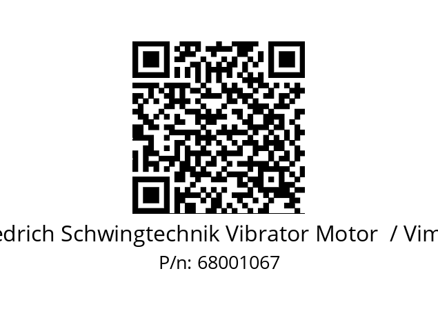   Friedrich Schwingtechnik Vibrator Motor  / Vimarc 68001067