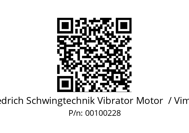   Friedrich Schwingtechnik Vibrator Motor  / Vimarc 00100228