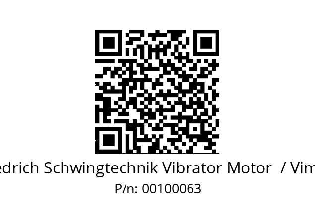   Friedrich Schwingtechnik Vibrator Motor  / Vimarc 00100063